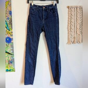 Madewell 10" High Riser Skinny Skinny Blue Jeans Sz 24